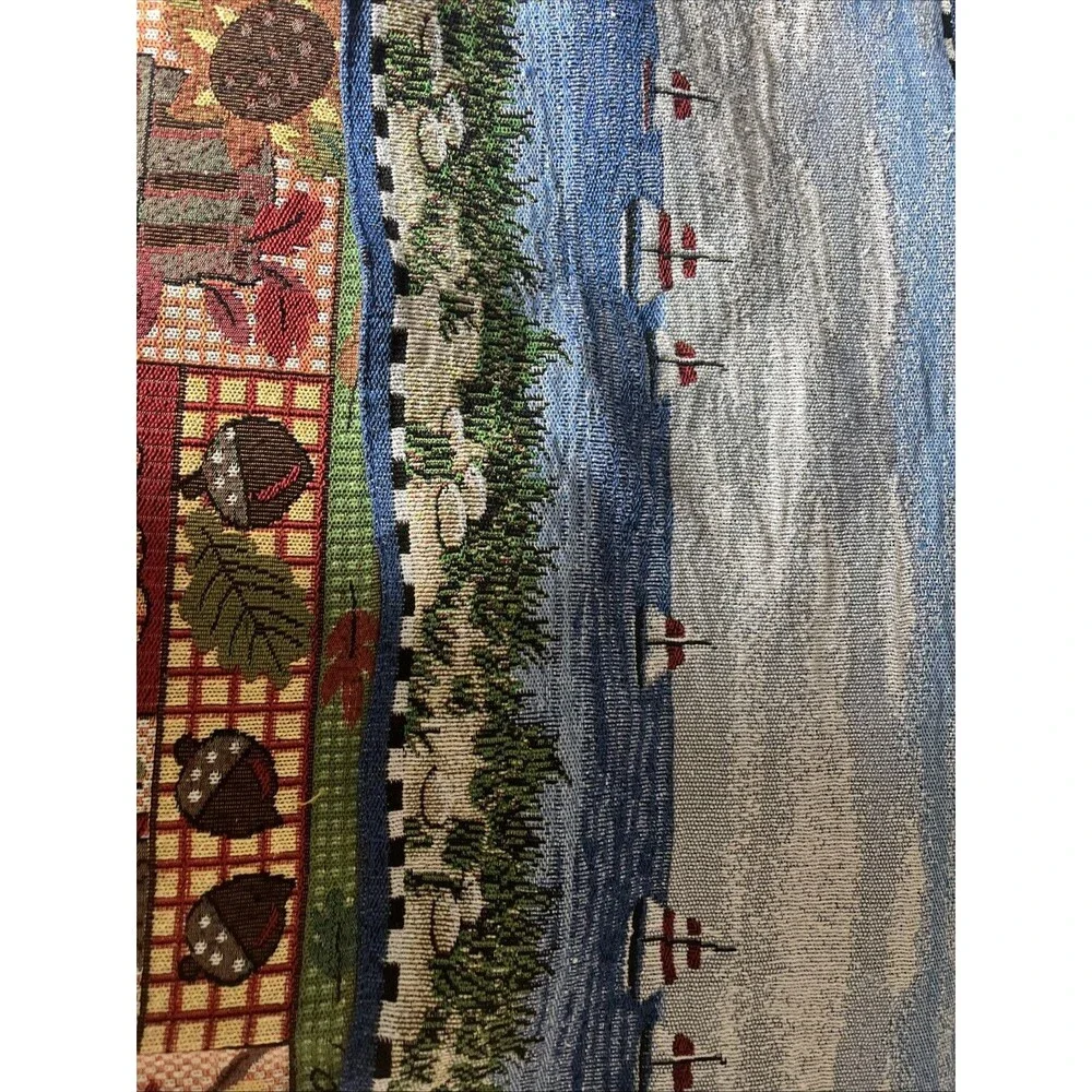 2 Table Runners One Is A Fall Themed 2nd Is A Nautical Themed